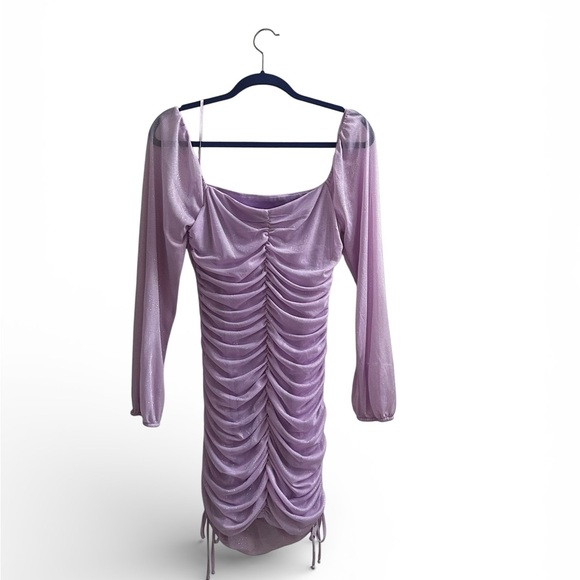 Jump Apparel Dresses & Skirts - Jump Apparel Ruched Shimmer Mini Dress